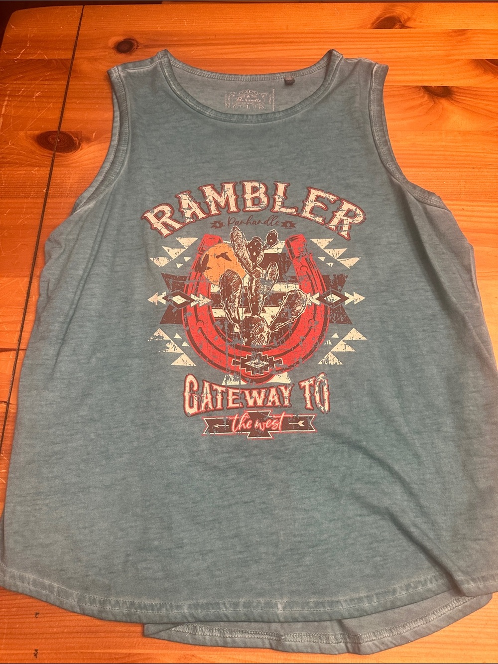 Rambler Women's Graphic Tank Top - Teal
